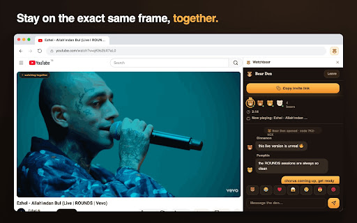 Watchbear: Watch Together & Watch Party Sync screenshot