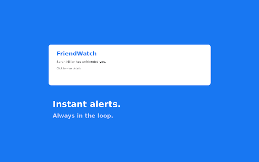 Friend Watch – Facebook Unfriend Tracker screenshot