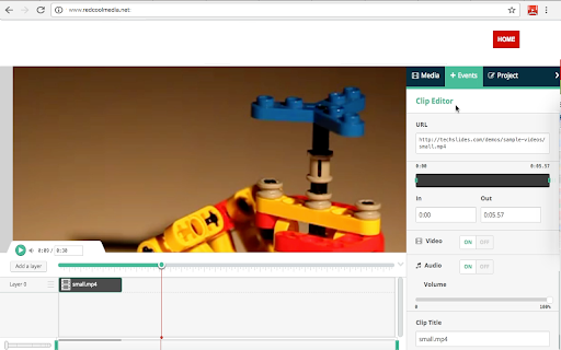 Video editor VideoStudio screenshot