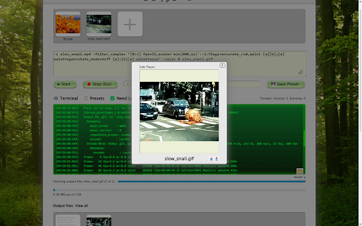 FFmpeg Fun Tab screenshot