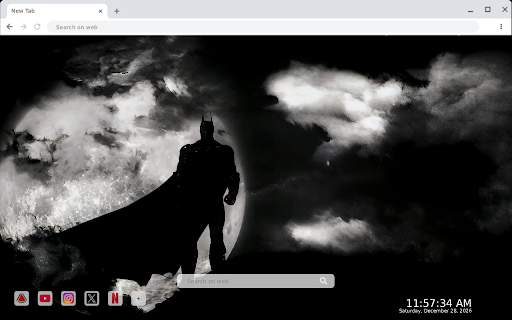 Moonlight Dark Knight Batman Live Wallpaper screenshot