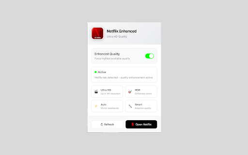Netflix 4K/1080p – Unlock Ultra HD & Full HD Streaming screenshot