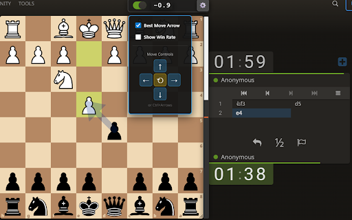 Chess.com & Lichess Stockfish Evaluator screenshot