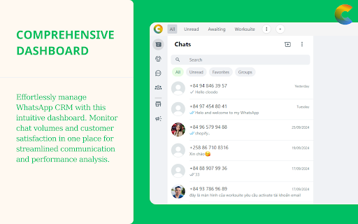 WACRM - Ultimate WhatsApp CRM & AI Assistant screenshot