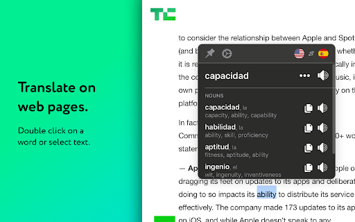 Mate Translate – translator, dictionary screenshot