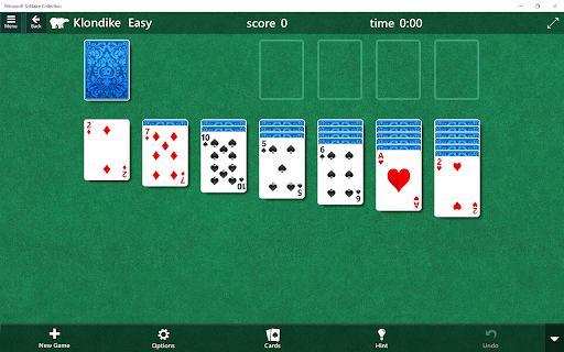 Microsoft Solitaire Collection with Search screenshot