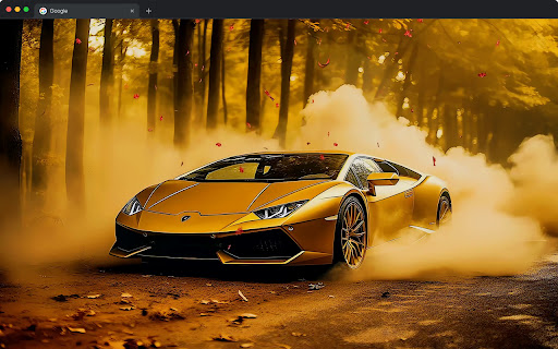 Autumn Lamborghini Live Wallpaper - Supercar New Tab Theme screenshot