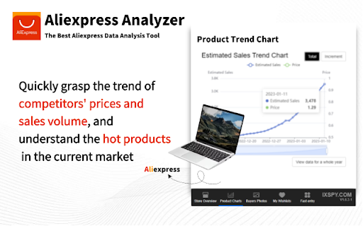 Aliexpress Analyzer screenshot