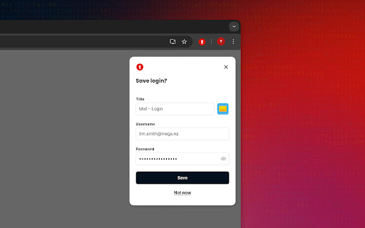 MEGA Pass: Secure password manager screenshot