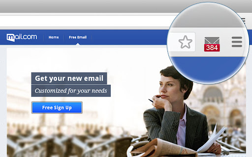 mail.com MailCheck screenshot