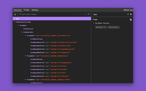Preact Developer Tools screenshot