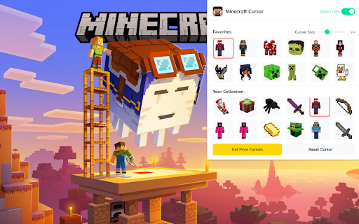 Minecraft Cursor ★ Custom Cursor for Chrome™ screenshot