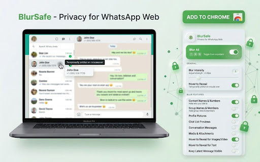 BlurSafe for WhatsApp screenshot