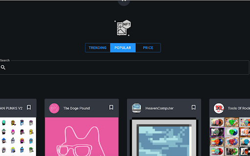 NFT Tab screenshot