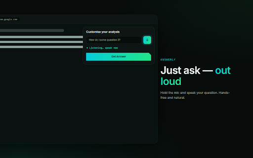 Answerly - Visual AI Assistant screenshot