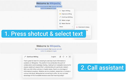 Select AI Extension screenshot