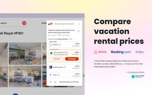 HiChee: Airbnb/Booking/Vrbo Price Comparison screenshot