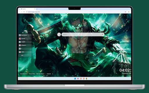 One Piece - Undead Roronoa Zoro Live Wallpaper screenshot