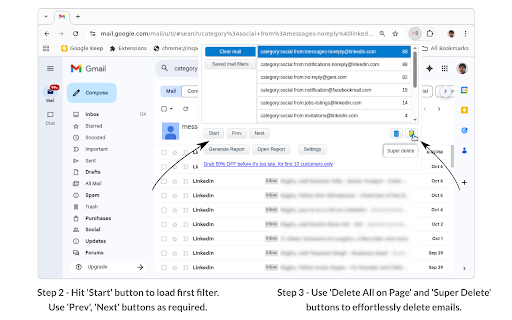 Clear Mail for Gmail: Privacy first email cleaning screenshot