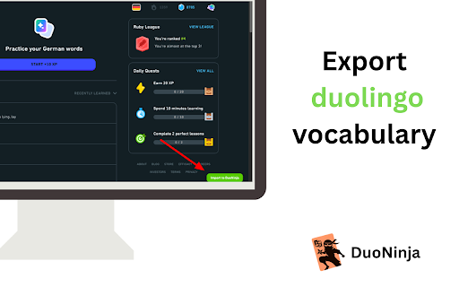 DuoNinja - Dual captions for YouTube videos screenshot