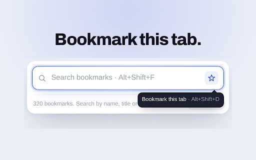 Bookmarks Finder screenshot