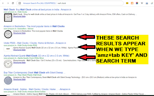 Amazon Search Pro: Right-Click, Popup & Omnibox (ALL COUNTRIES!) screenshot