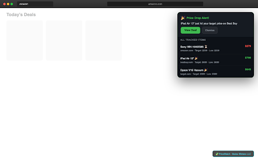 PriceWatch - Price Tracker & Coupon Finder screenshot