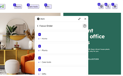 Stark Accessibility Checker screenshot