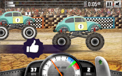 Racing Monster Trucks Unblocked screenshot