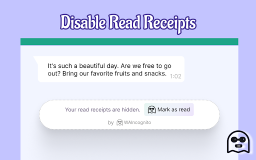 WAIncognito - WhatsApp Online Hide & Restore Deleted Messages | WPPME.COM screenshot