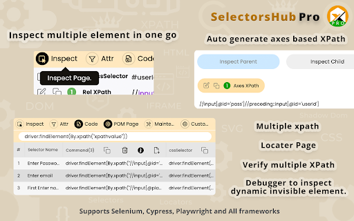 SelectorsHub Pro screenshot