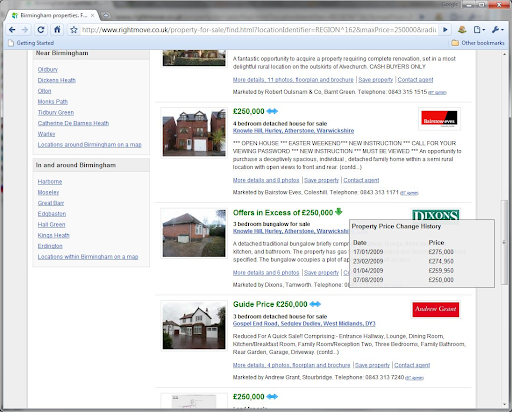 Property Tracker screenshot