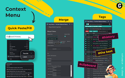 Copy History +: The Best Clipboard History Manager Tool screenshot