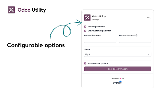 Odoo Utility screenshot