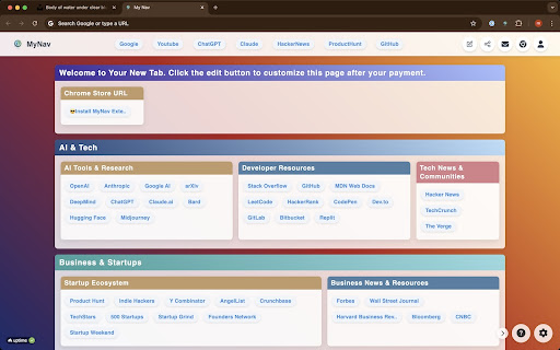 My Nav screenshot