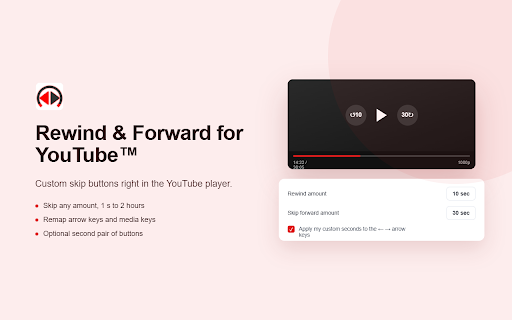 Rewind & Forward for Youtube™ screenshot