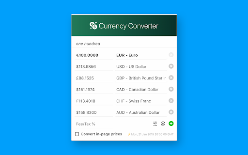 Currency Converter screenshot