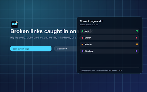 LinkPilot QA screenshot