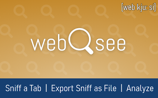 webQsee: Free Website Bug Recorder + Sniffer screenshot