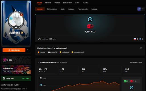 FACEIT FORECAST screenshot
