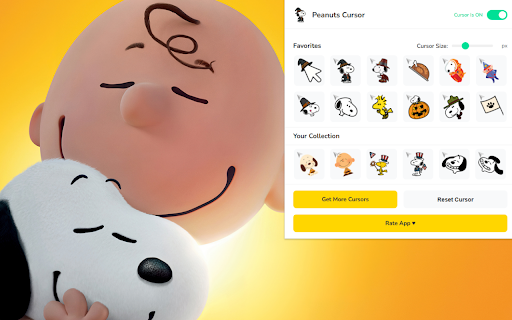 Peanuts Cursor ★ Custom Cursor for Chrome™ screenshot