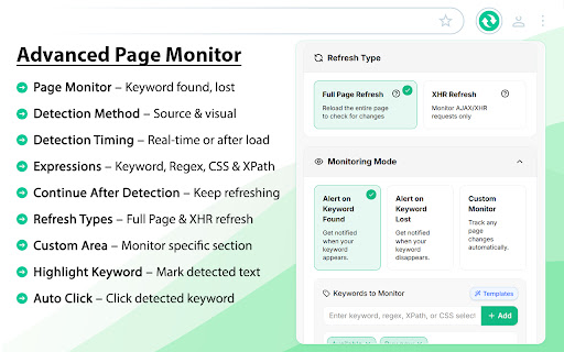 Auto Refresh Plus | Page Monitor screenshot