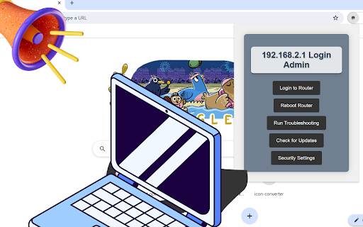 192.168.2.1 Login Admin screenshot