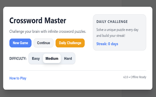 Daily Crossword: Infinite Logic Puzzles screenshot