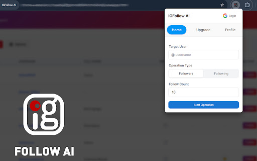 IGFollow AI - Auto Follow screenshot