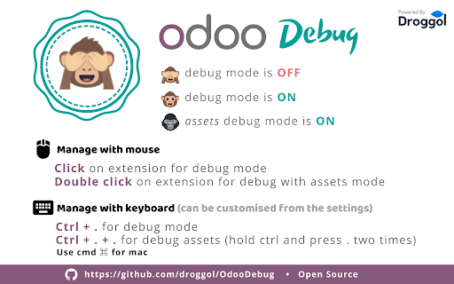 Odoo Debug screenshot
