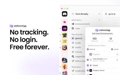 Undiscord screenshot