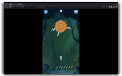 Knife Hit it Right - HTML5 Game screenshot