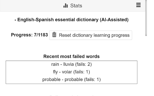VocabEXP: Learn words across devices—Android, Windows, Chrome and Web screenshot