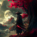 Samurai Red Lands Live Wallpaper icon